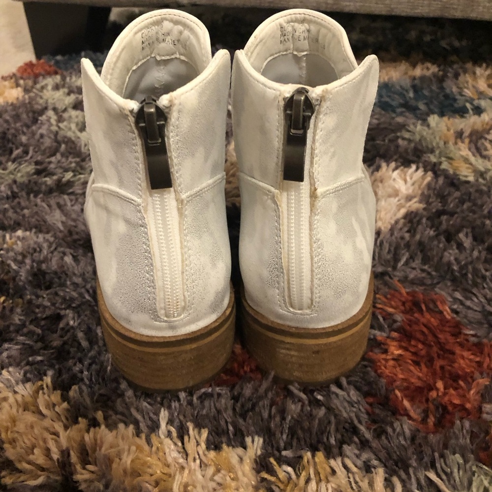 White Ankle Boots - Picture 2 of 7